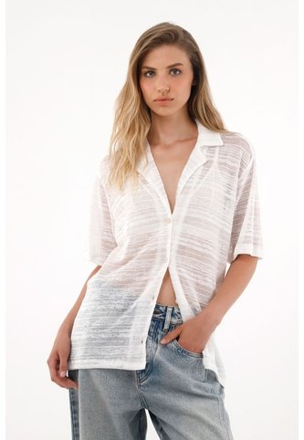 Tennis Camiseta Crudo De Tela Tejida Para Mujer Tennis
