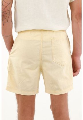 Bermuda Amarilla Con Cordón Ajustable Para Hombre