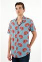Tennis Camisa Tipo Bowling Para Hombre de Tennis