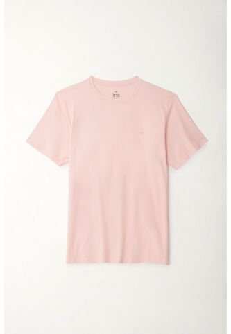 Camiseta Rosada Manga Corta Para Hombre Tennis
