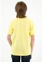 Polo Amarilla Con Raqueta Bordada Para Niño de Tennis