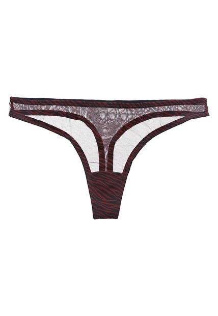 Panty Rojo Tipo Tanga Para Mujer
