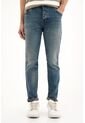 Tennis Jean Skinny Tiro Medio Azul Para Hombre de Tennis