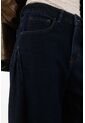 Tennis Jean Slouchy Con Prense Decorativo Azul Para Mujer de Tennis