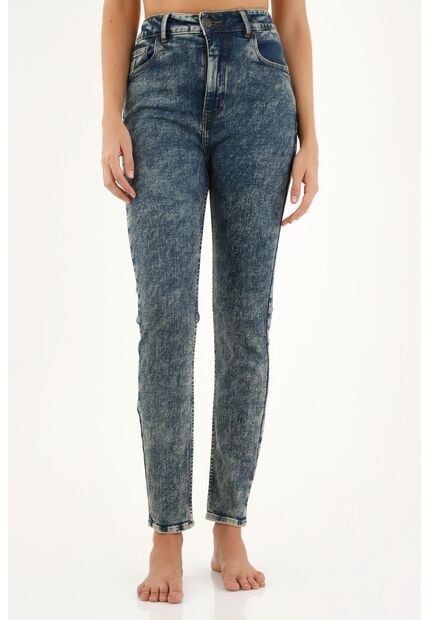 Tennis Jean Azul Tipo Jegging Para Mujer