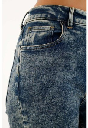 Tennis Jean Azul Tipo Jegging Para Mujer