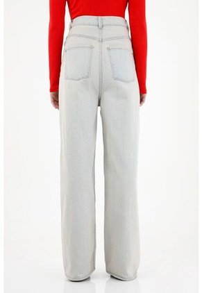 Tennis Jean Azul De Tiro Súper Alto Para Mujer