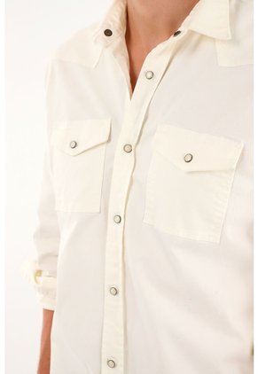 Tennis Camisa Crudo Manga Larga Para Hombre