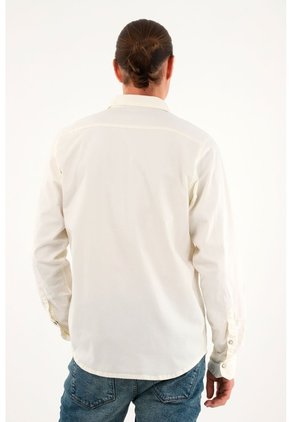 Tennis Camisa Crudo Manga Larga Para Hombre