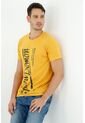 Camiseta Amarilla Para Hombre de Tennis