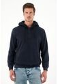 Buzo Tipo Hoodie Con Capucha Azul Para Hombre de Tennis