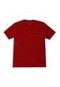 Camiseta Roja Con Estampado Posterior Para Hombre de Tennis