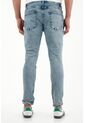 Tennis Jean Skinny De Tiro Medio Azul Claro Para Hombre de Tennis