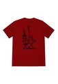 Camiseta Roja Con Estampado Posterior Para Hombre de Tennis