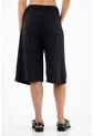 Tennis Bermuda Negra Larga Para Mujer de Tennis