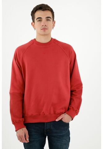 Tennis Buzo Con Raqueta Bordada Rojo Para Hombre Tennis