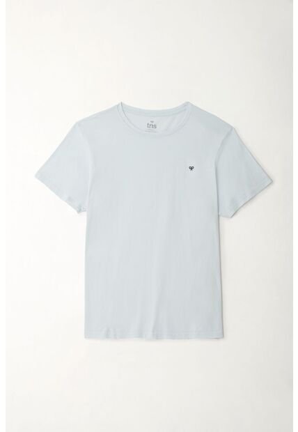 Tennis Camiseta Cuello Redondo Azul Para Hombre