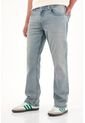 Tennis Jean Recto Tiro Medio Azul Claro Para Hombre de Tennis