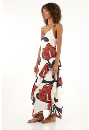 Tennis Vestido Estampado Con Bolero Para Mujer