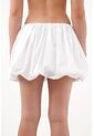Tennis Falda Corta Tipo Globo Blanca Para Mujer de Tennis