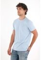 Tennis Camiseta Con Estampado En Espalda Azul Para Hombre de Tennis