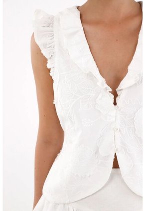 Tennis Camisa Con Bolero Crudo Para Mujer