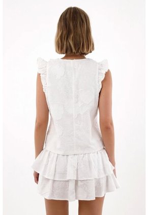 Tennis Camisa Con Bolero Crudo Para Mujer