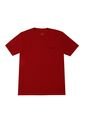 Camiseta Roja Con Estampado Posterior Para Hombre de Tennis