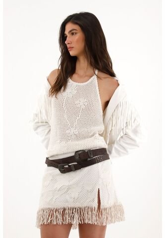 Tennis Camiseta De Tejido Abierto Crudo Para Mujer Tennis