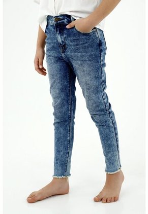 Jean Para Niña Con Efecto Desgastado
