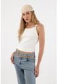 Tennis Camiseta Crop De Tiras Con Estructura Ligera Para Mujer de Tennis