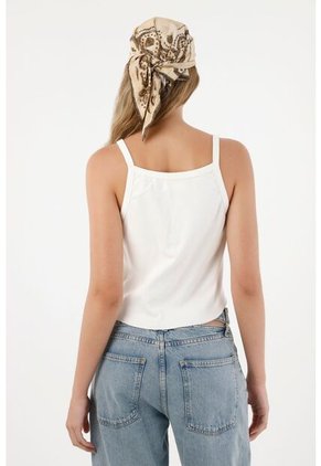 Tennis Camiseta Crop De Tiras Con Estructura Ligera Para Mujer