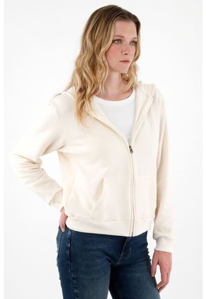 Buzo Crudo Con Bolsillos Para Mujer