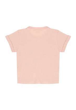Camiseta Manga Corta Estampada Para Niña