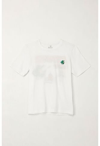 Camiseta Con Estampado Summer Camp Blanca Para Niño Tennis