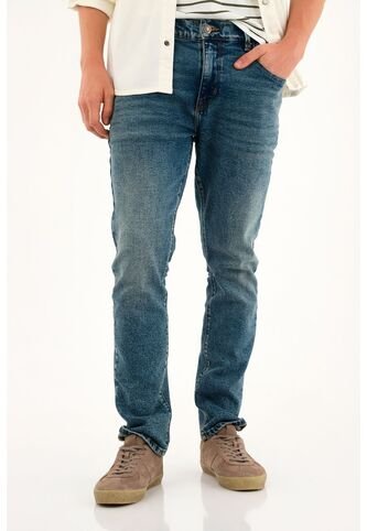 Tennis Jean Nudy Tiro Medio Clásico Azul Para Hombre Tennis