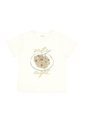 Tennis Camiseta Crudo Con Estampado En Frente Para Mujer de Tennis