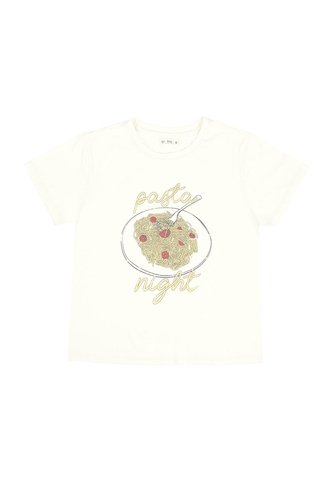 Tennis Camiseta Crudo Con Estampado En Frente Para Mujer Tennis