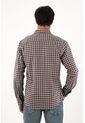 Tennis Camisa Leñadora Con Botones En Madera Café Para Hombre de Tennis