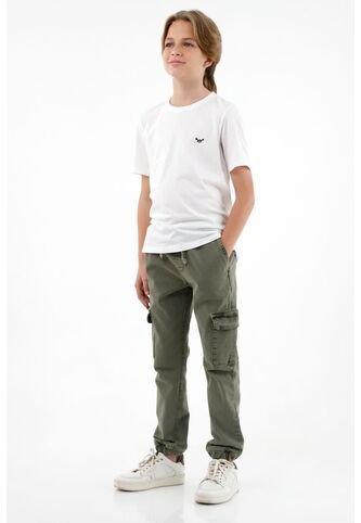 Camiseta Blanca Con Estampado Posterior Para Niño Tennis