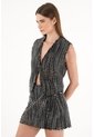 Tennis Falda Negra Con Apliques De Brillo Para Mujer de Tennis