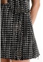 Tennis Falda Negra Con Apliques De Brillo Para Mujer de Tennis
