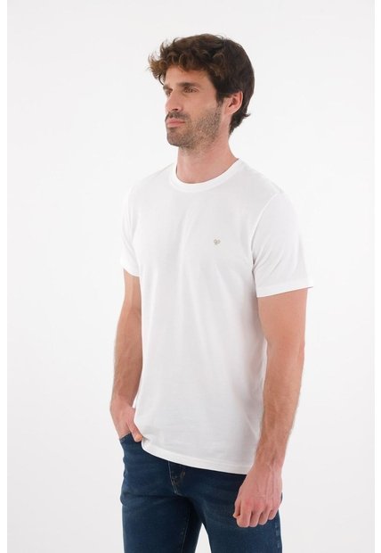 Tennis Camiseta Manga Corta Blanca Para Hombre