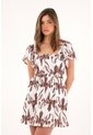 Tennis Vestido Corto En Tela Bordada Para Mujer de Tennis