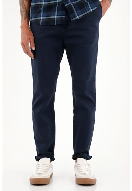 Tennis Pantalón Tipo Chino Azul Para Hombre