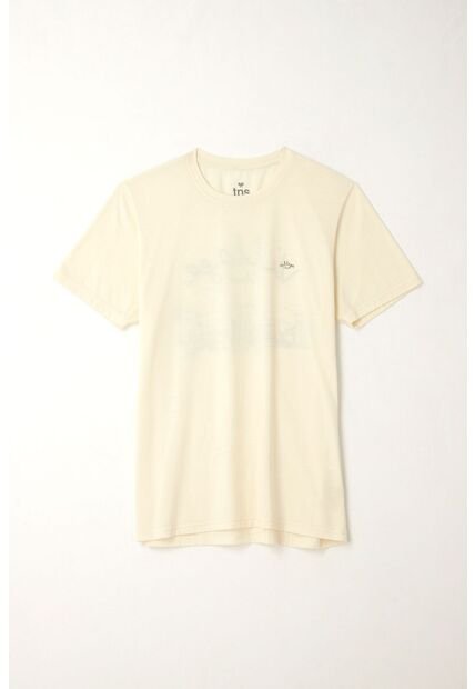 Tennis Camiseta Básica Crudo Con Estructura Suave Para Hombre