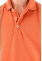 Polo Naranja Manga Corta Para Niño de Tennis