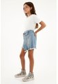 Falda Estilo Short En Denim Para Niña de Tennis
