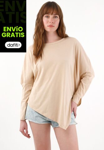 Tennis Camiseta Manga Larga Café Para Mujer Tennis