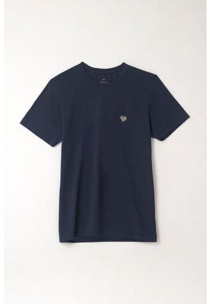 Tennis Camiseta Básica Azul Con Diseño Limpio Para Hombre